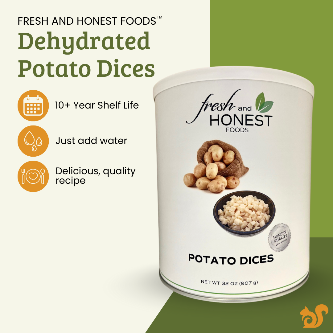 Freeze Dried Potato Dices