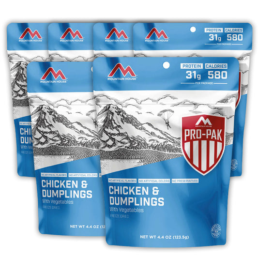 Mountain House Chicken Dumplings Pro Pak 6 Pack