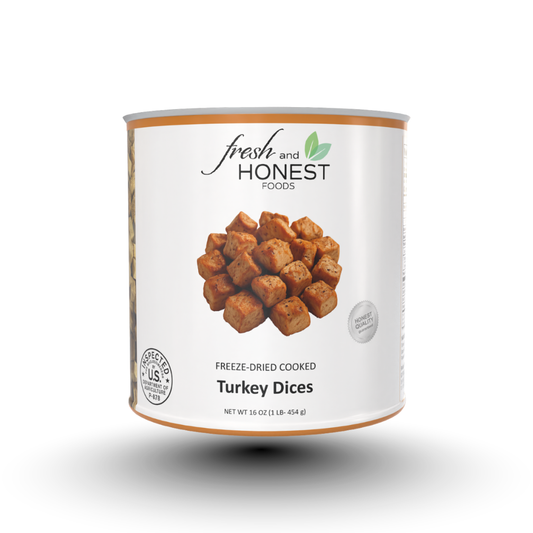 Freeze Dried Turkey from Fresh and Honest Foods - Emergency food storage