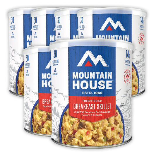 Mountain House Breakfast Skillet Can 6 Pack Bundle