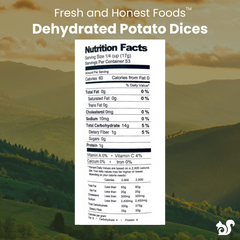 Freeze Dried Potato Dices