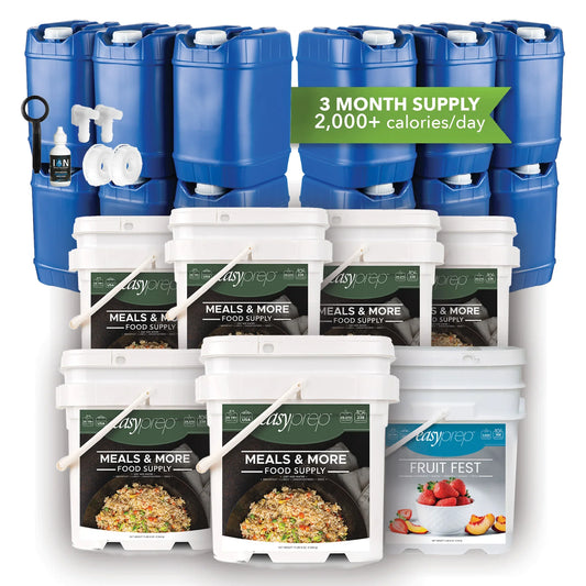 3-Month Emergency Food Storage Essentials Kit