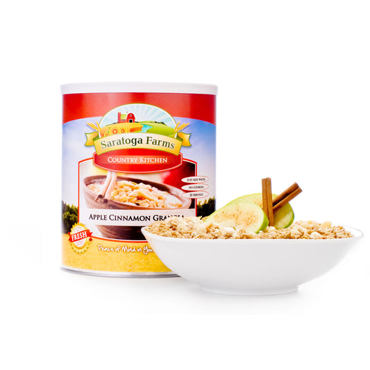 Saratoga Farms Apple Cinnamon Granola with Milk