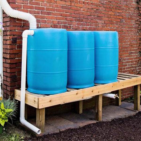 Construct Your Own Rain Gutter Water Collection System