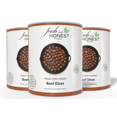 Freeze-Dried Beef Dices