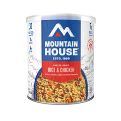 Mountain House Rice Chicken can front