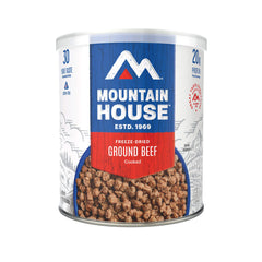 Mountain House Freeze Dried Ground Beef Can Front
