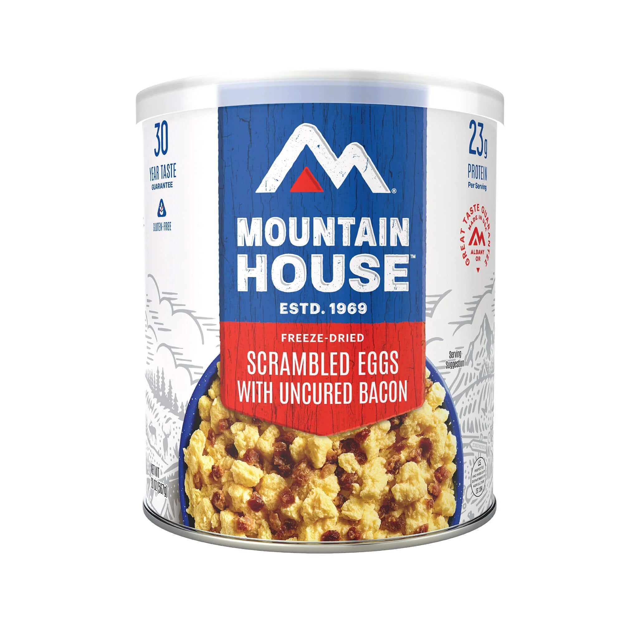 Mountain House Scrambled Eggs Can Front