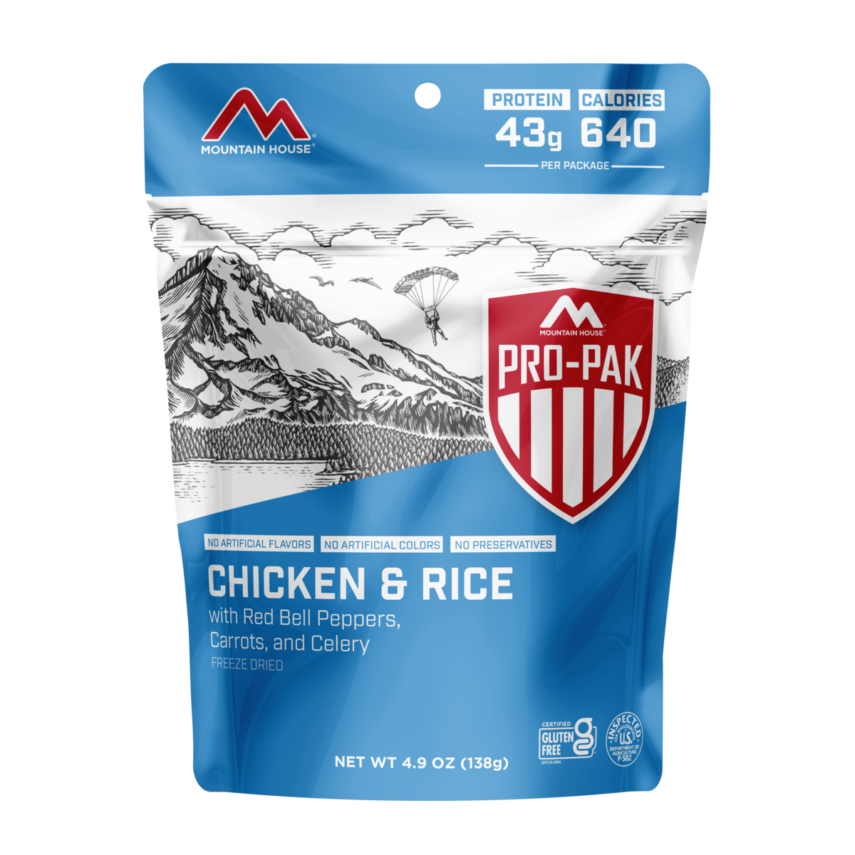 Mountain House Pro-Pak Chicken & Rice pouch