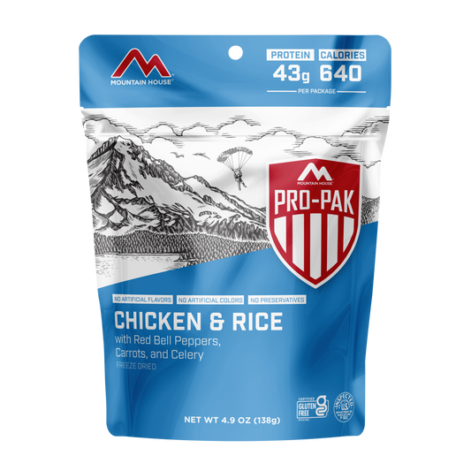 Mountain House Pro-Pak Chicken & Rice pouch