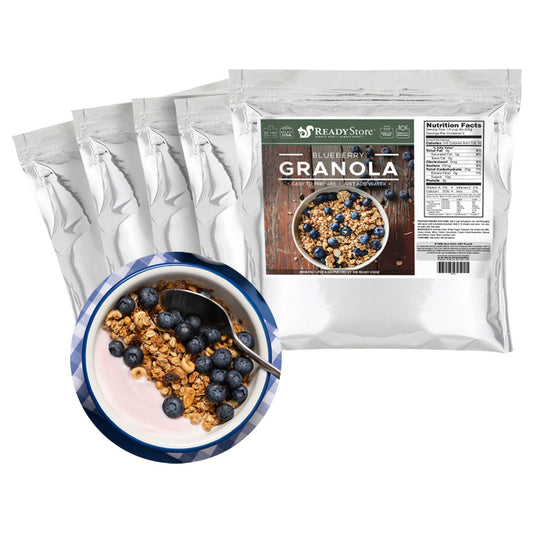 EasyPrep Blueberry Granola with Milk