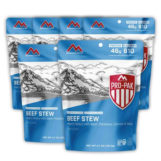 Mountain House Beef Stew Pro Pak 6 Pack