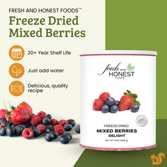 Fresh and Honest Foods Freeze Dried Triple Berry Blend