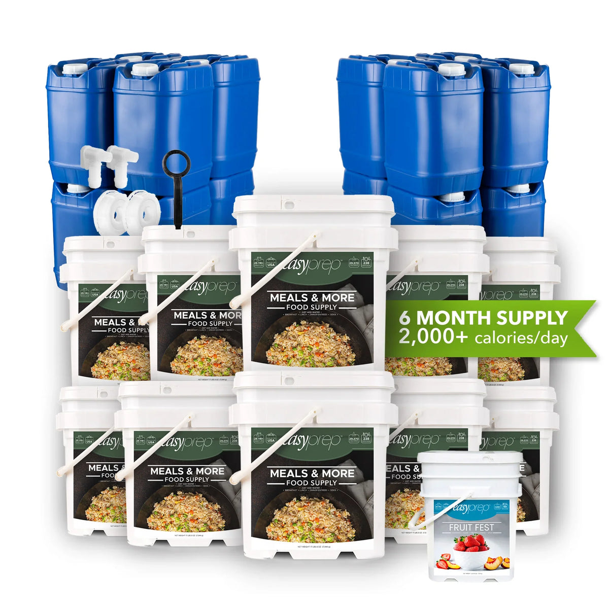 6-Month Emergency Food Storage Essentials Kit