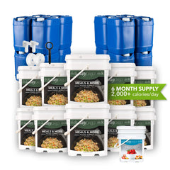 6-Month Emergency Food Storage Essentials Kit