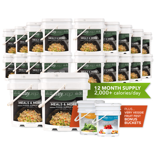 EasyPrep 12-Month Emergency Food Supply