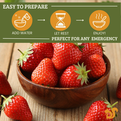 Easy To Prepare Freeze Dried Strawberries 