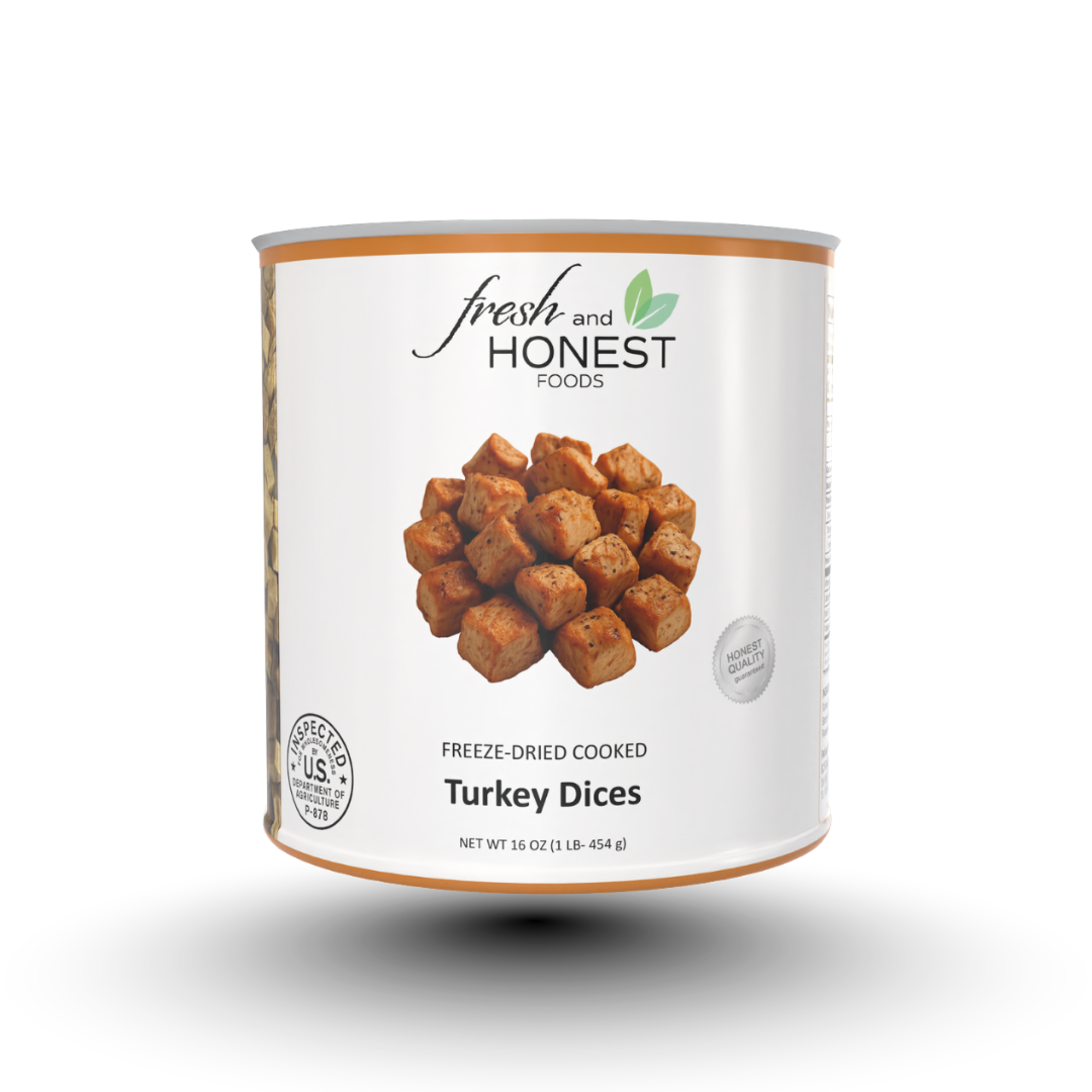 Freeze Dried Turkey from Fresh and Honest Foods - Emergency food storage
