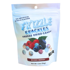 Freeze Dried Candy Krackles Mixed Berry No Artificial Dyes and Flavors