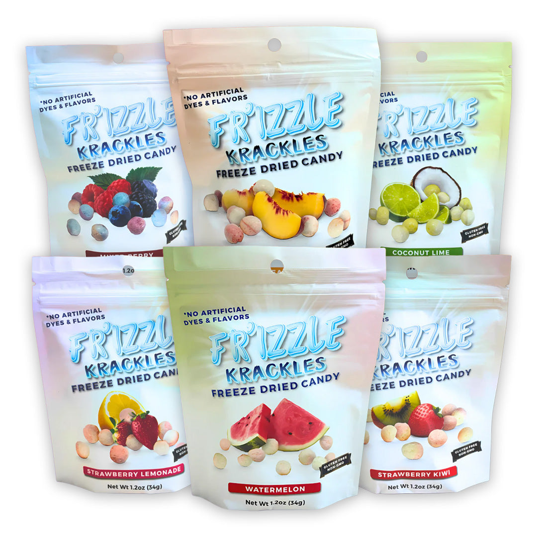 Natural Flavor Krackle Freeze Dried Candy Bundle