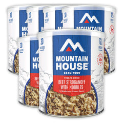 Mountain House Beef Stroganoff Can 6 Can Pack