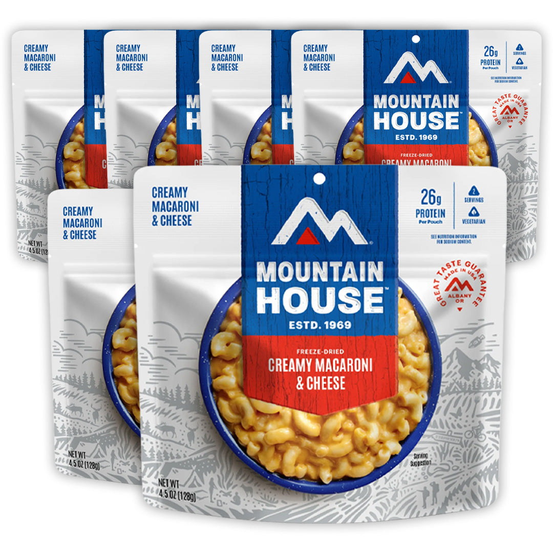 Mountain House Mac and Cheese Pouch 6 Pack