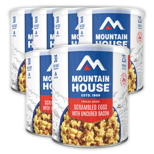 Mountain House Scrambled Eggs Can 6 Pack Bundle