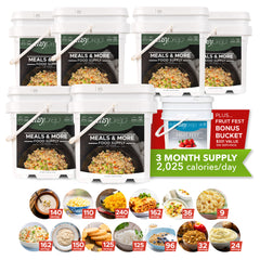 EasyPrep 3-Month Emergency Food Supply
