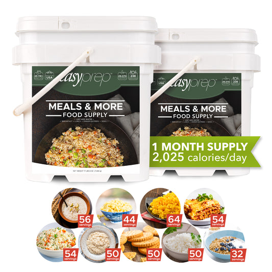 EasyPrep 1-Month Emergency Food Supply