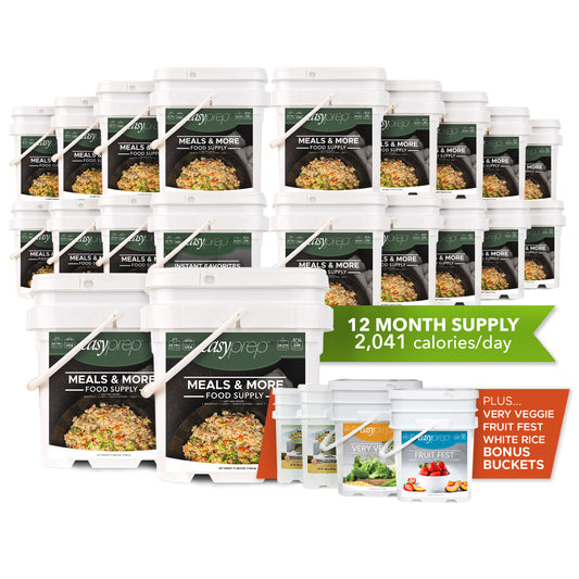EasyPrep 12-Month Emergency Food Supply