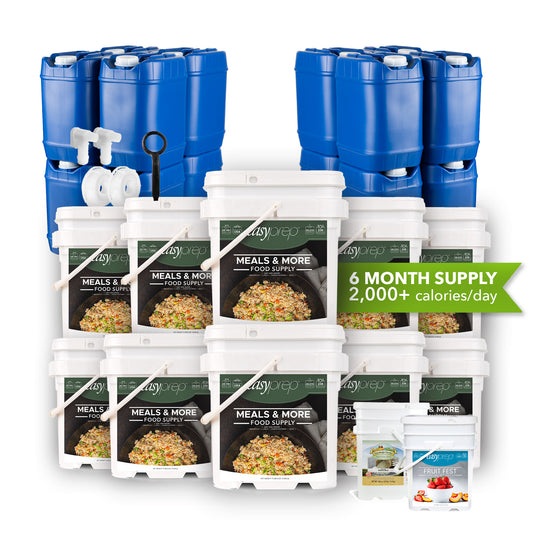 6-Month Emergency Food Storage Essentials Kit