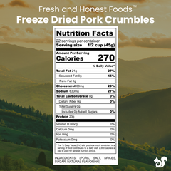 Freeze Dried Pork Crumbles