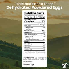 Fresh and Honest Foods Powdered Eggs