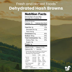 Fresh and Honest Foods Dehydrated Hash Browns
