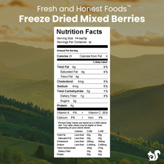 Fresh and Honest Foods Freeze Dried Triple Berry Blend