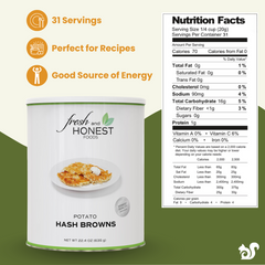 Fresh and Honest Foods Dehydrated Hash Browns