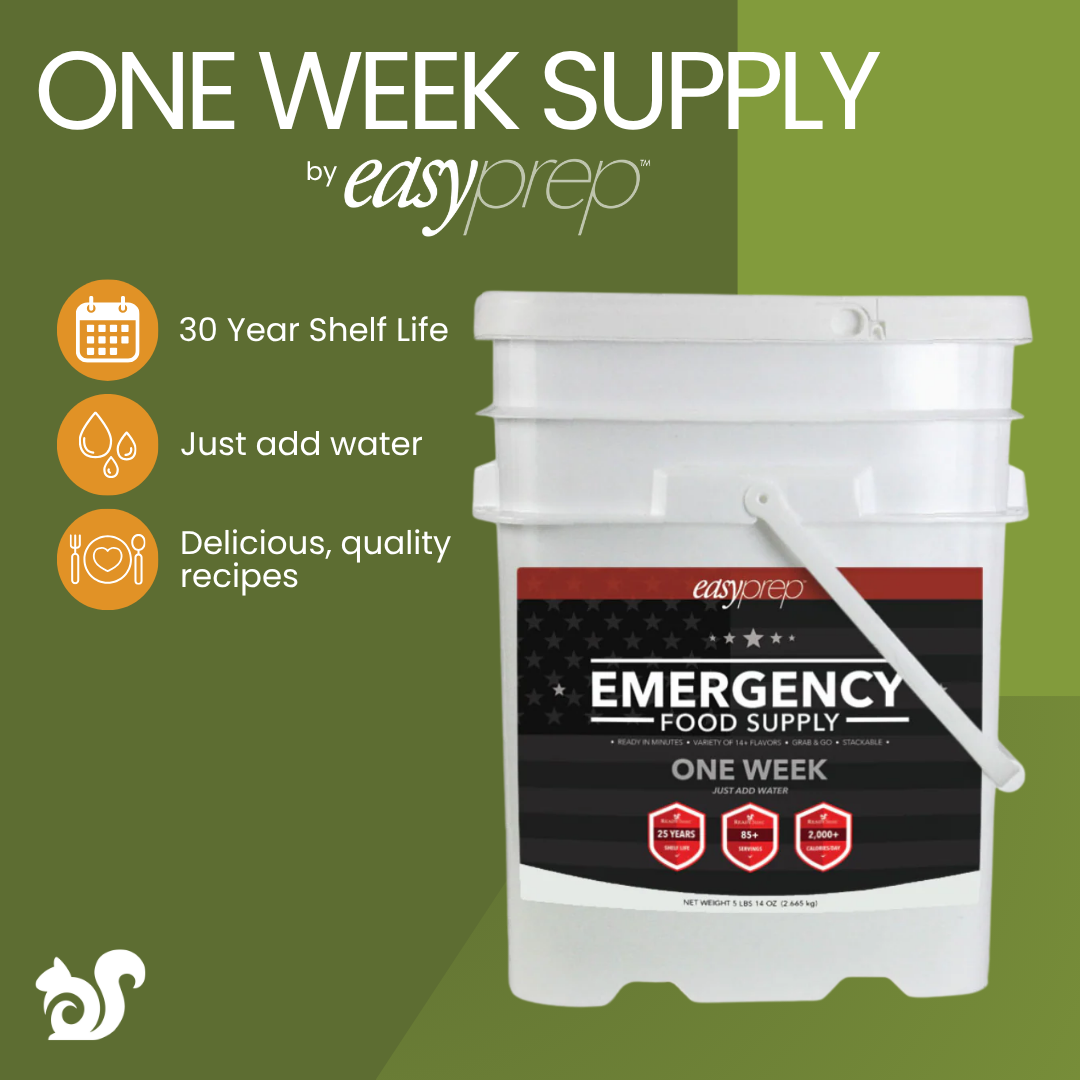 One Week Emergency Freeze Dried Food Supply Benefits