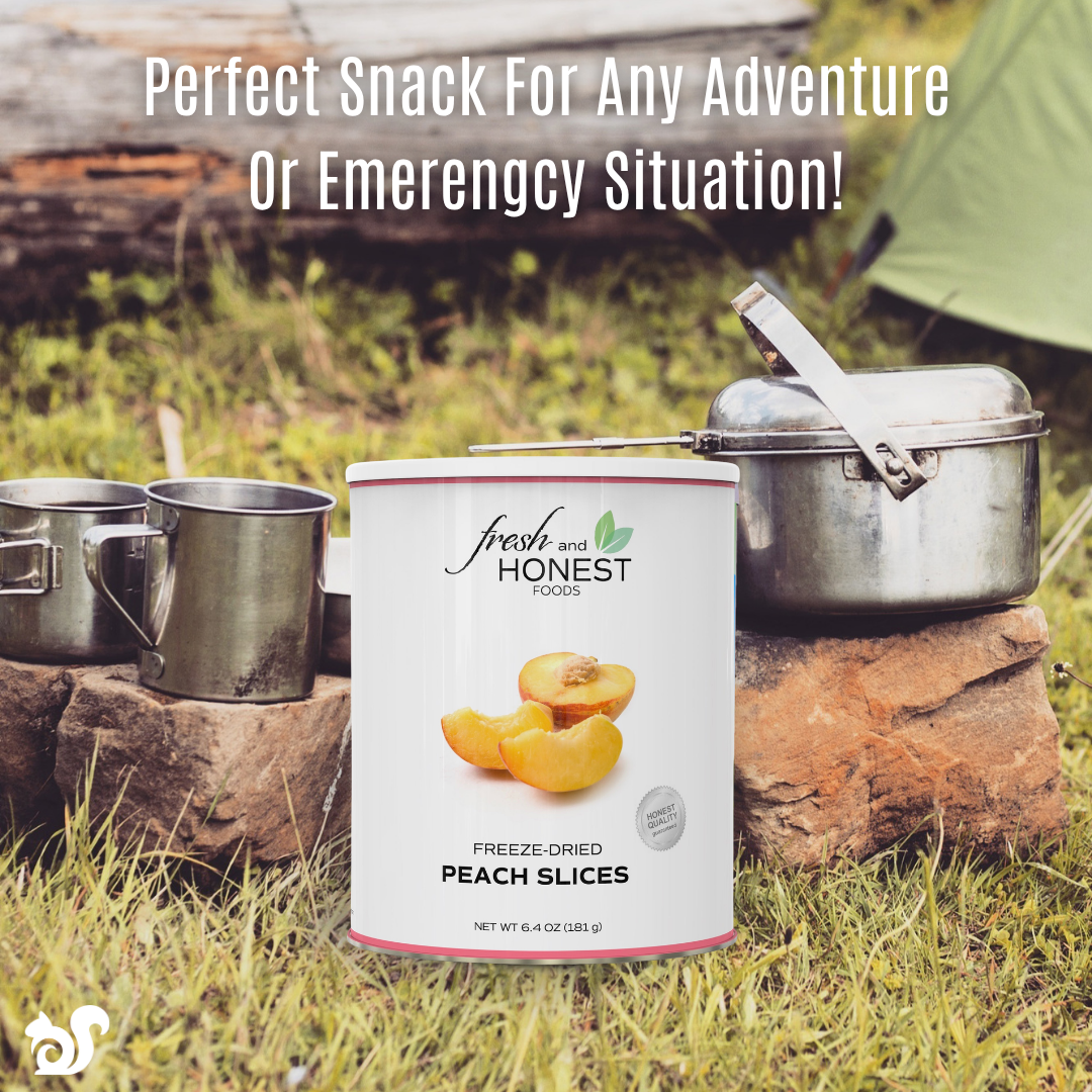Perfect Freeze Dried peach snack
