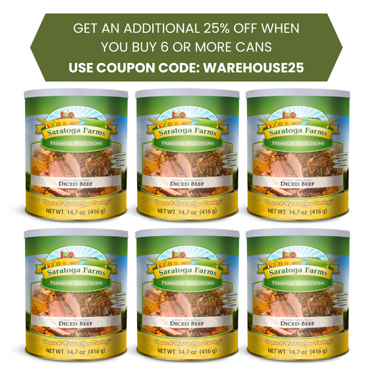 Saratoga Farms Freeze-Dried Beef Dices