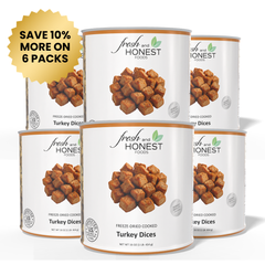 Freeze Dried Turkey Dices