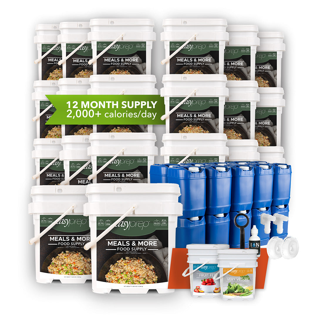 12-Month Emergency Food Storage Essentials Kit