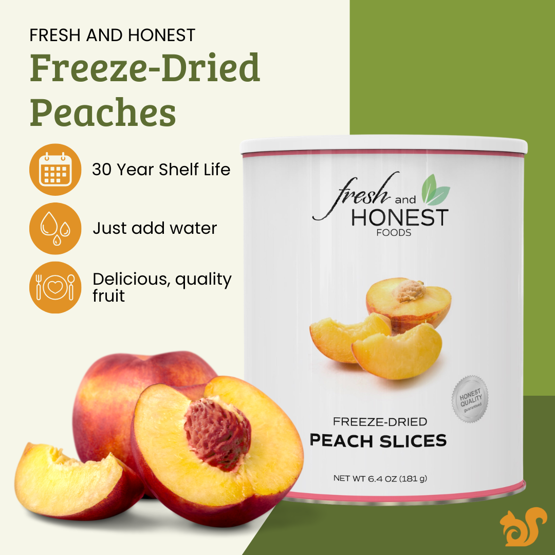 freeze dried peach slices benefits