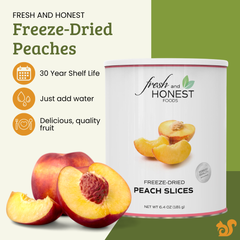 freeze dried peach slices benefits