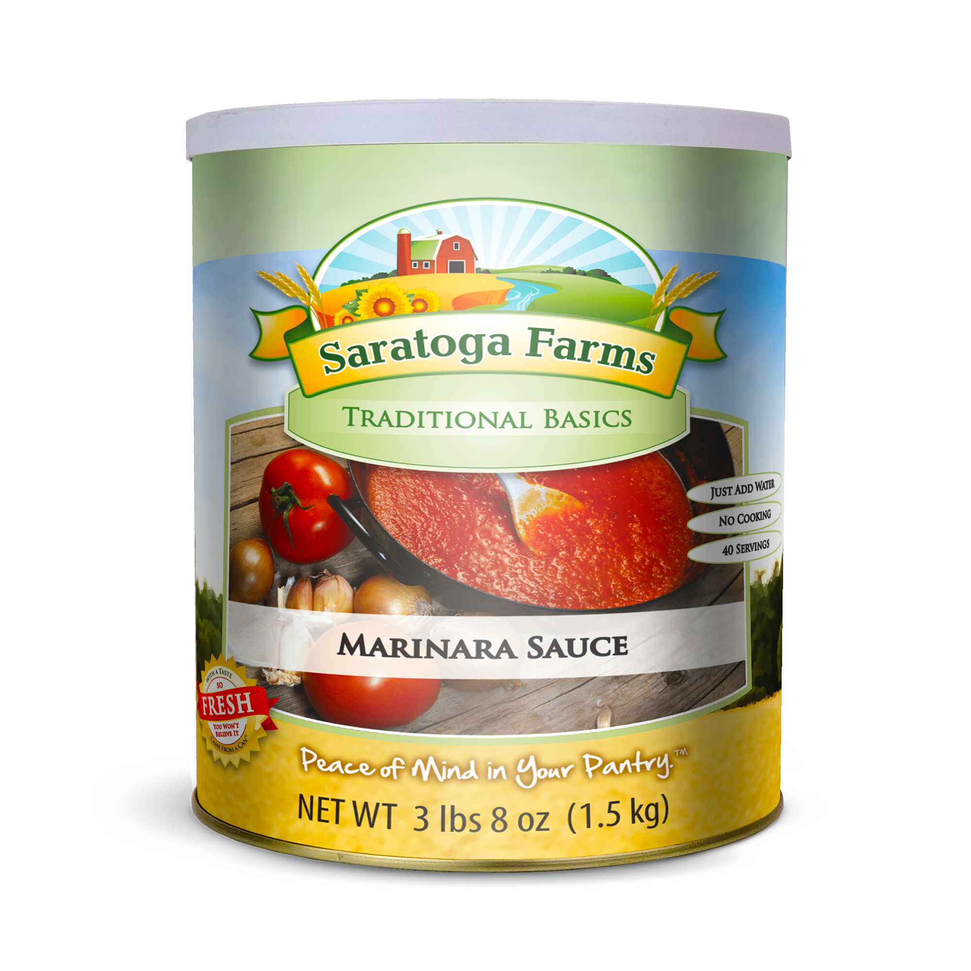 freeze dried marinara sauce food storage #10 can