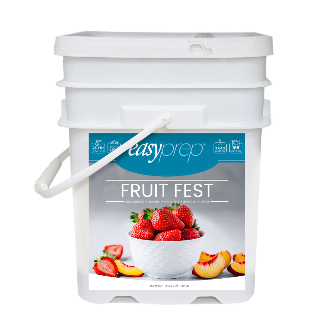 EasyPrep Freeze Dried Fruit Fest Food Storage Bucket – Ready Store EasyPrep Freeze Dried Fruit Fest Food Storage Bucket – Ready Store