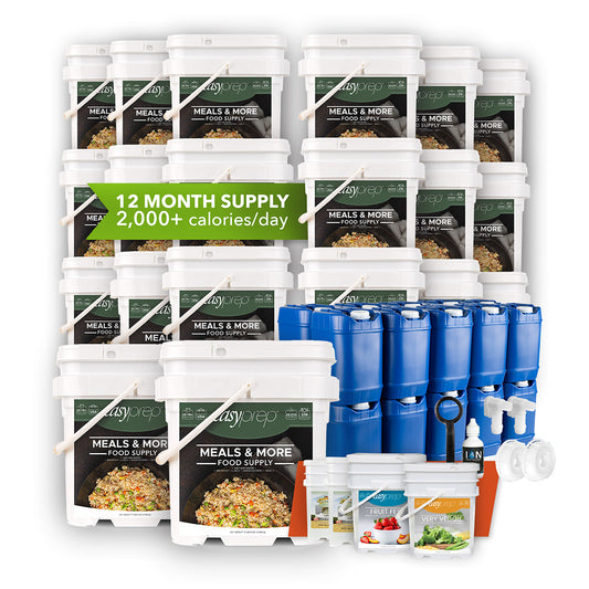 12-Month Emergency Food Storage Essentials Kit