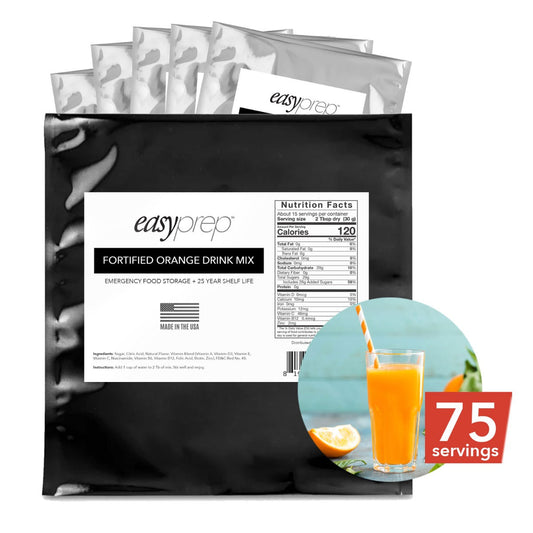 EasyPrep Orange Drink Mix 5-Pack Pouch