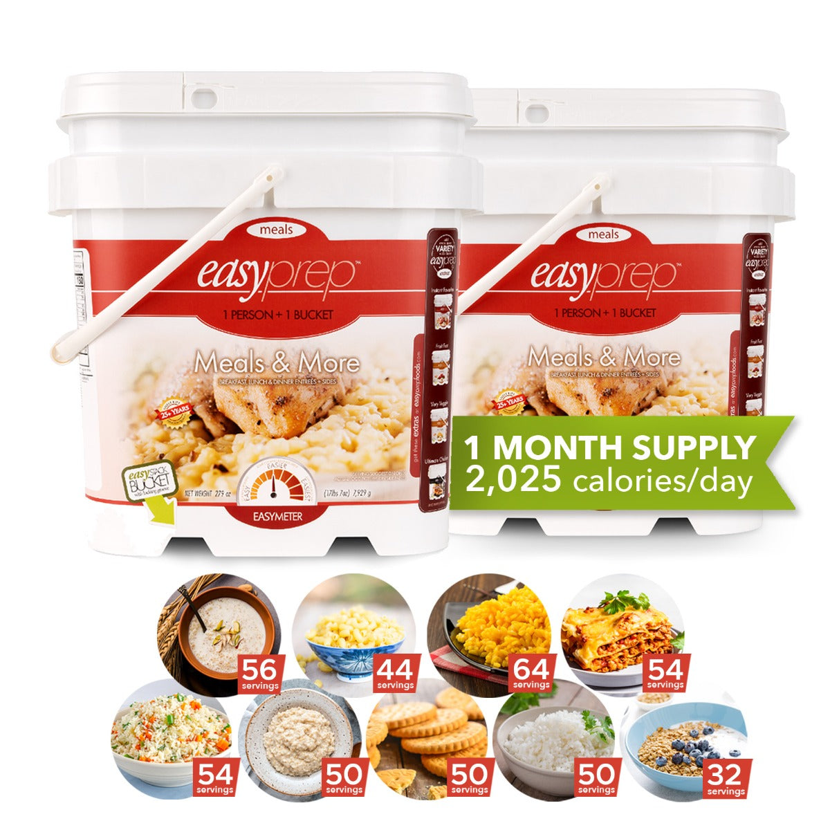 EasyPrep 1-Month Emergency Food Supply