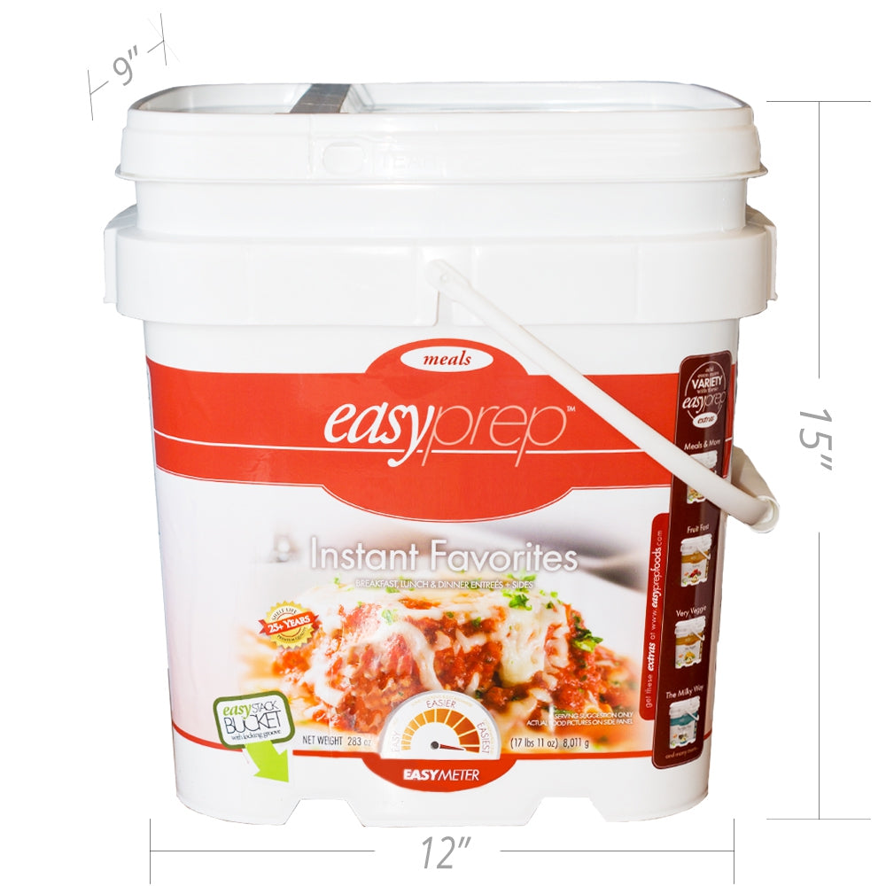 EasyPrep Instant Favorites Food Kit Bucket