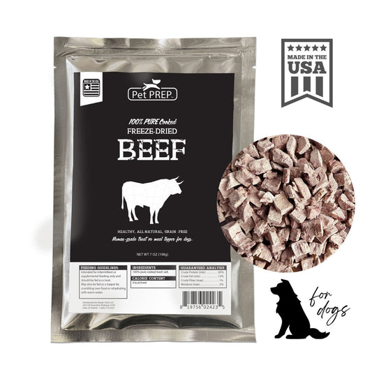 PetPrep Freeze Dried Protein Boost Topper - Beef Pouch